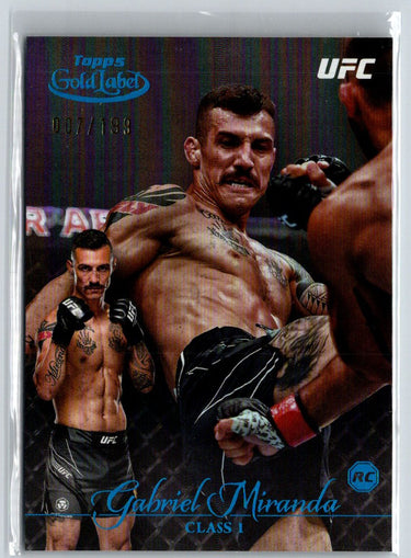 2024 Topps Gold Label UFC #82 Gabriel Miranda Class 1 /199 V69