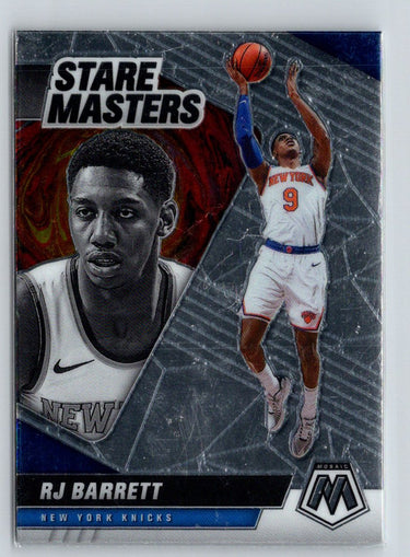 2020-21 Panini Mosaic #24 RJ Barrett Stare Masters V70