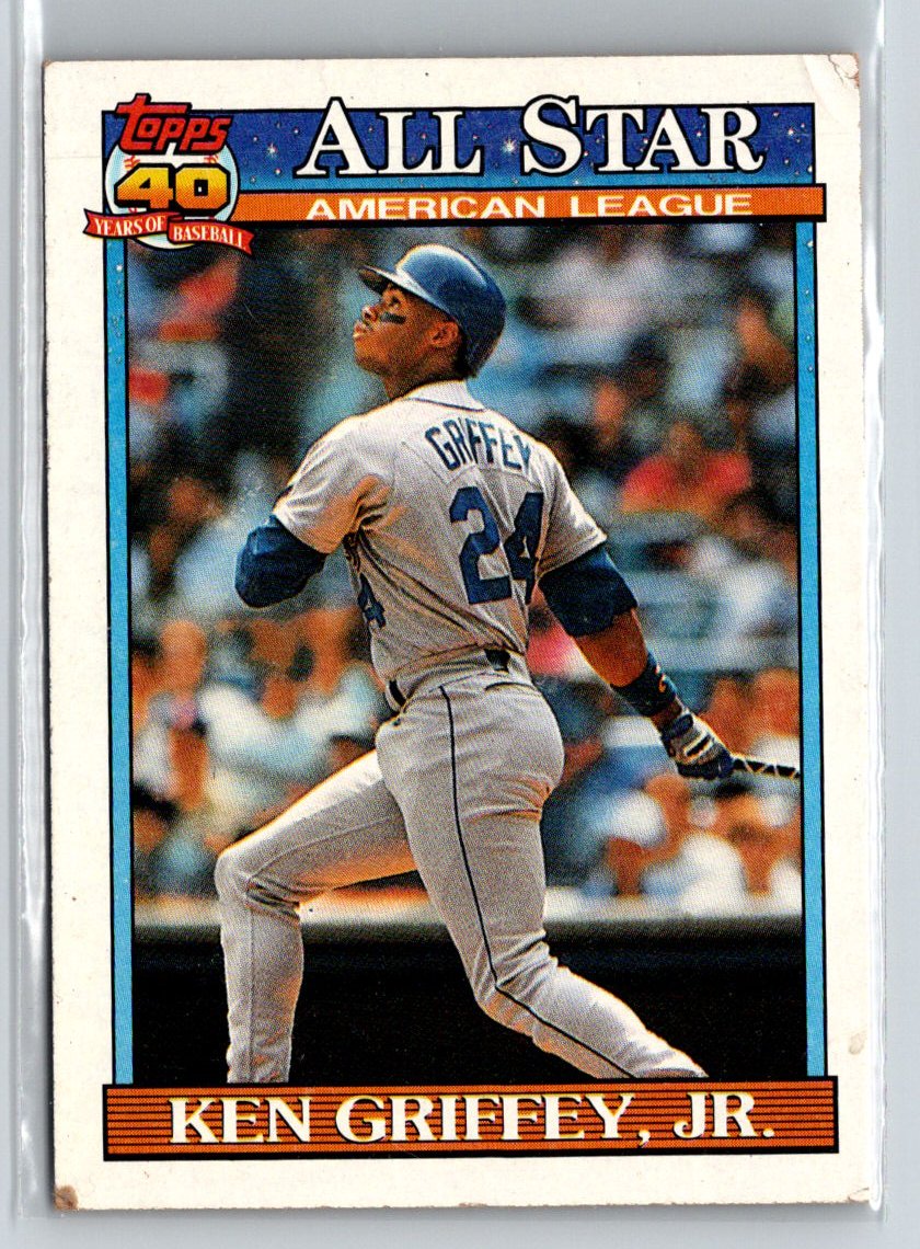 1991 Topps #392 Ken Griffey, Jr. W01