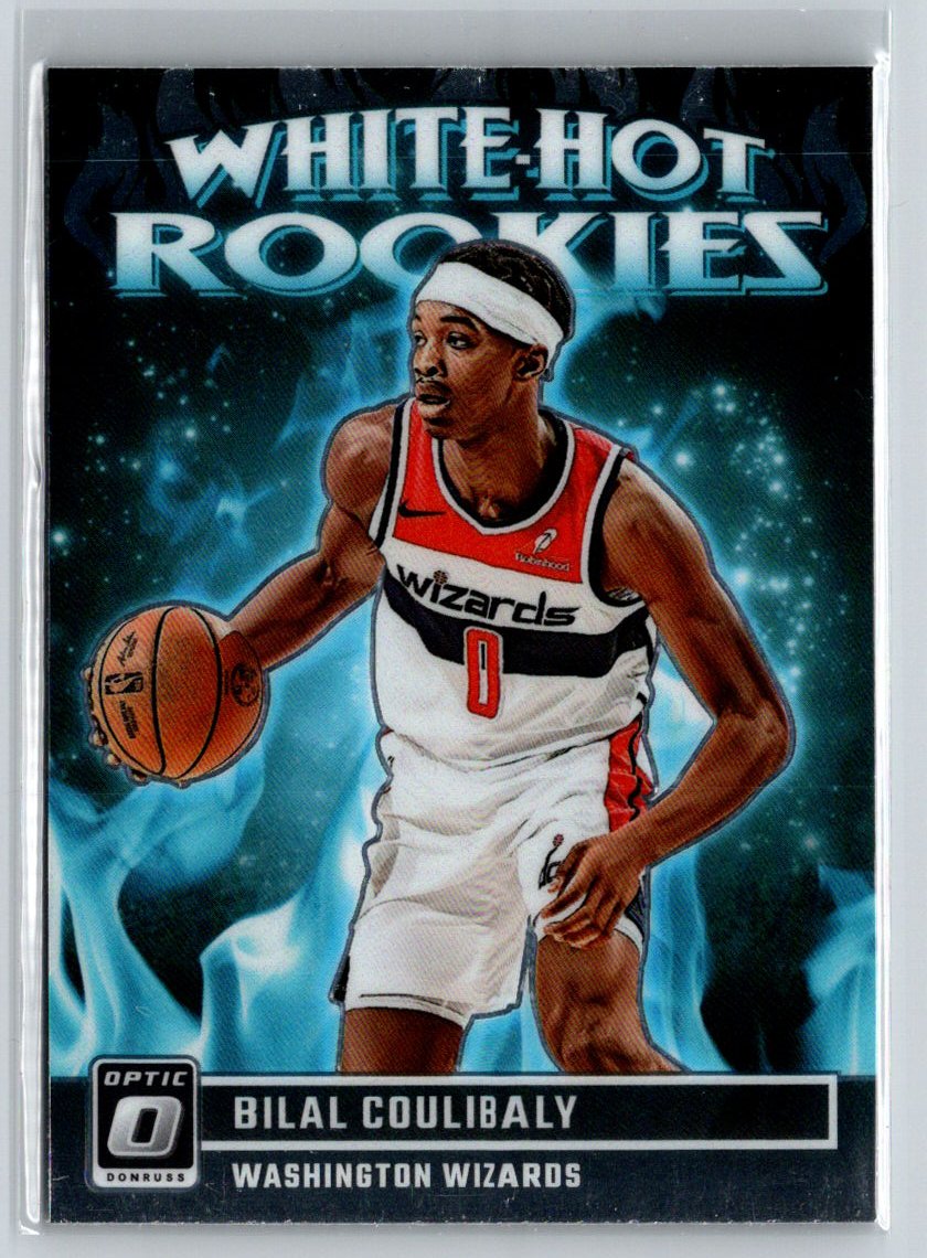 2023-24 Donruss Optic #4 Bilal Coulibaly White Hot Rookies Holo W01