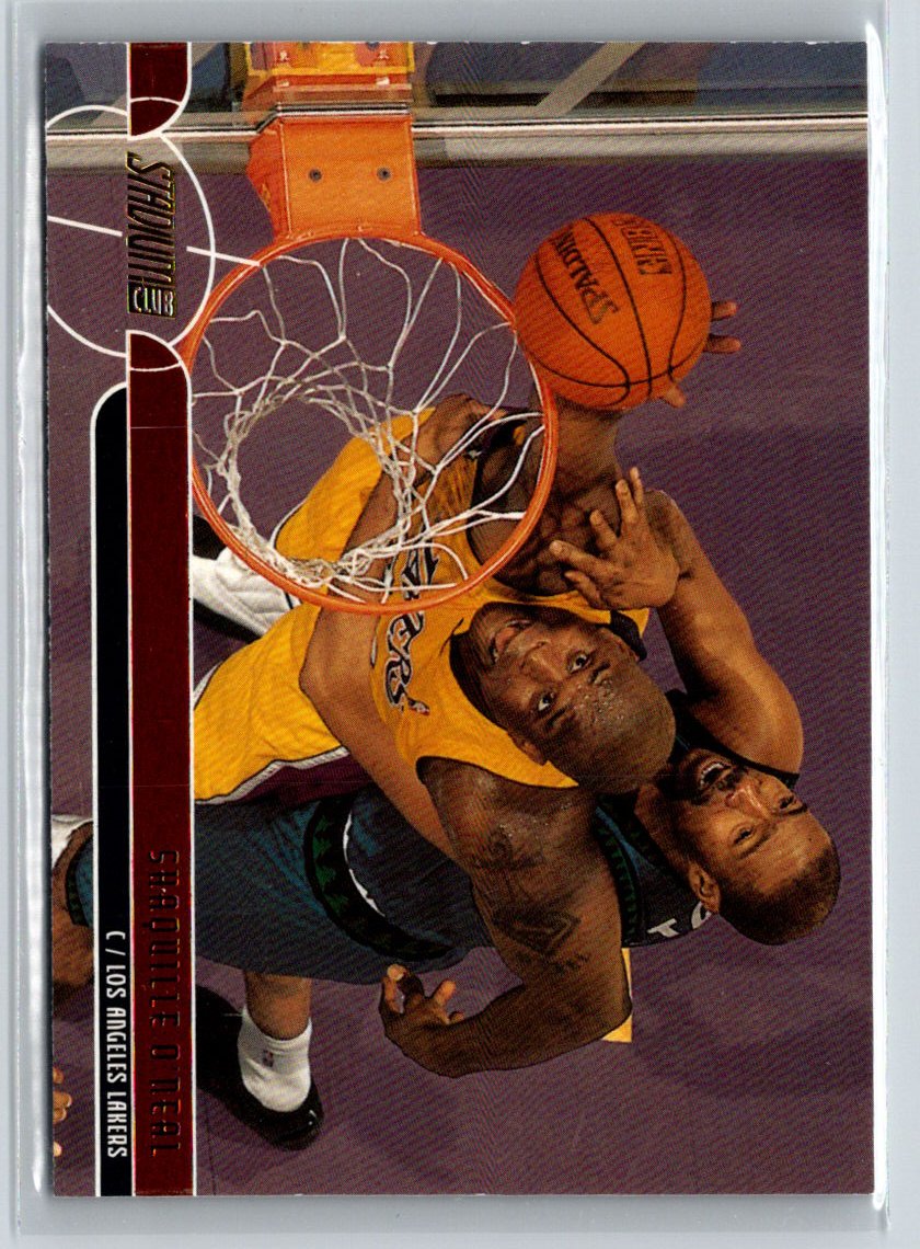 2001-02 Stadium Club #34 Shaquille O'Neal Parallel W02