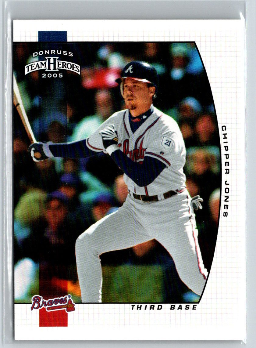 2005 Donruss Team Heroes #32 Chipper Jones W02