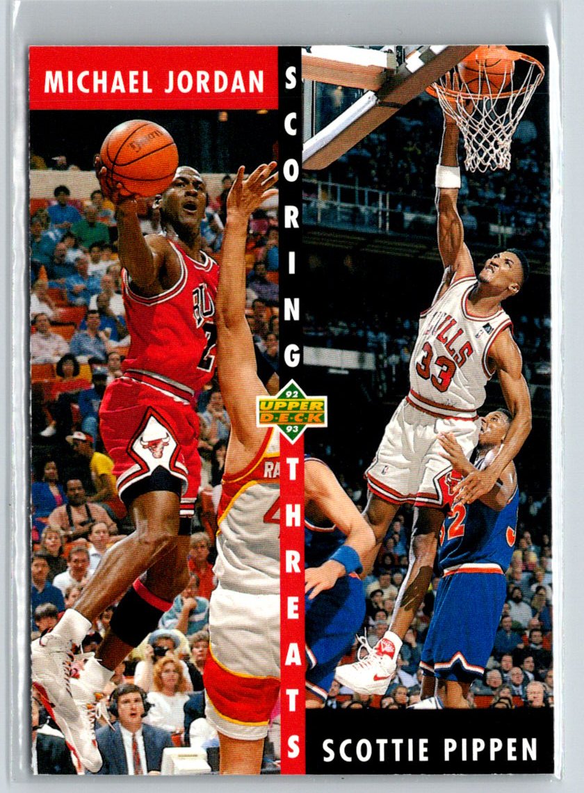 1992-93 Upper Deck #62b Michael Jordan / Scottie Pippen W02