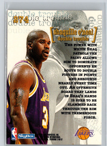 1996-97 SkyBox Premium #274 Shaquille O'Neal Star Rubies W03