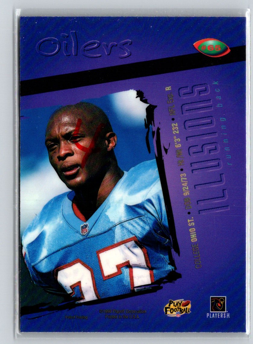 1996 Playoff Illusions #65 Eddie George W04