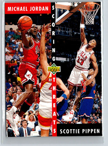 1992-93 Upper Deck #62b Michael Jordan / Scottie Pippen W04