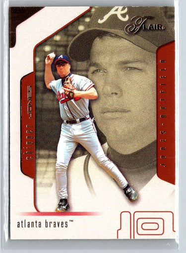2002 Flair #83 Chipper Jones W04