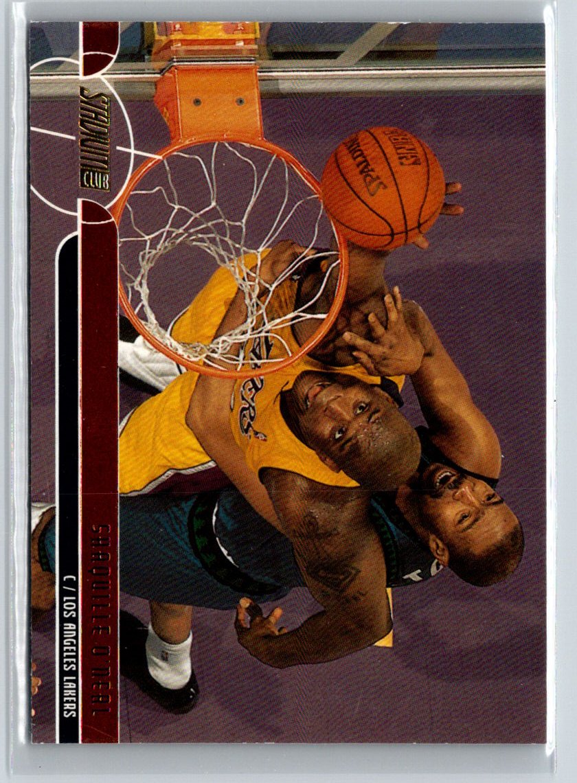 2001-02 Stadium Club #34 Shaquille O'Neal Parallel W04