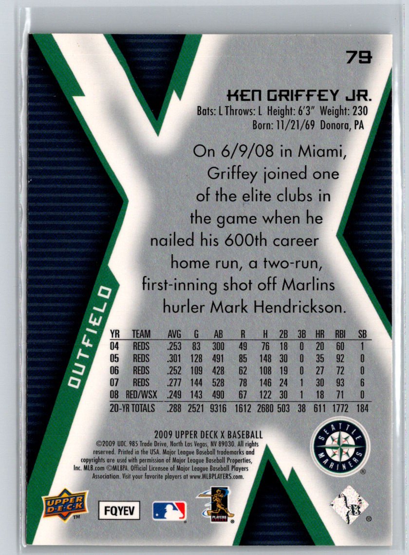 2009 Upper Deck X #79 Ken Griffey Jr. W04