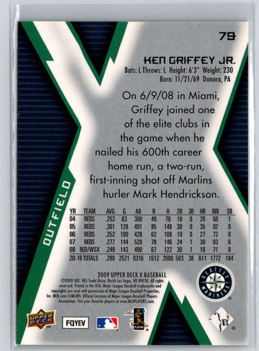 2009 Upper Deck X #79 Ken Griffey Jr. W04