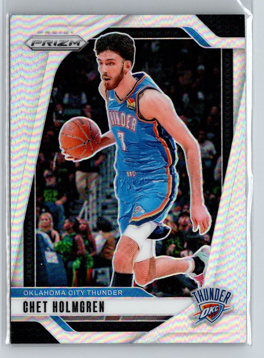 2024-25 Panini Prizm #17 Chet Holmgren Prizms Silver W13