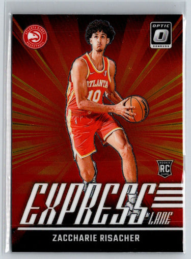 2024-25 Donruss Optic #23 Zaccharie Risacher Express Lane W14