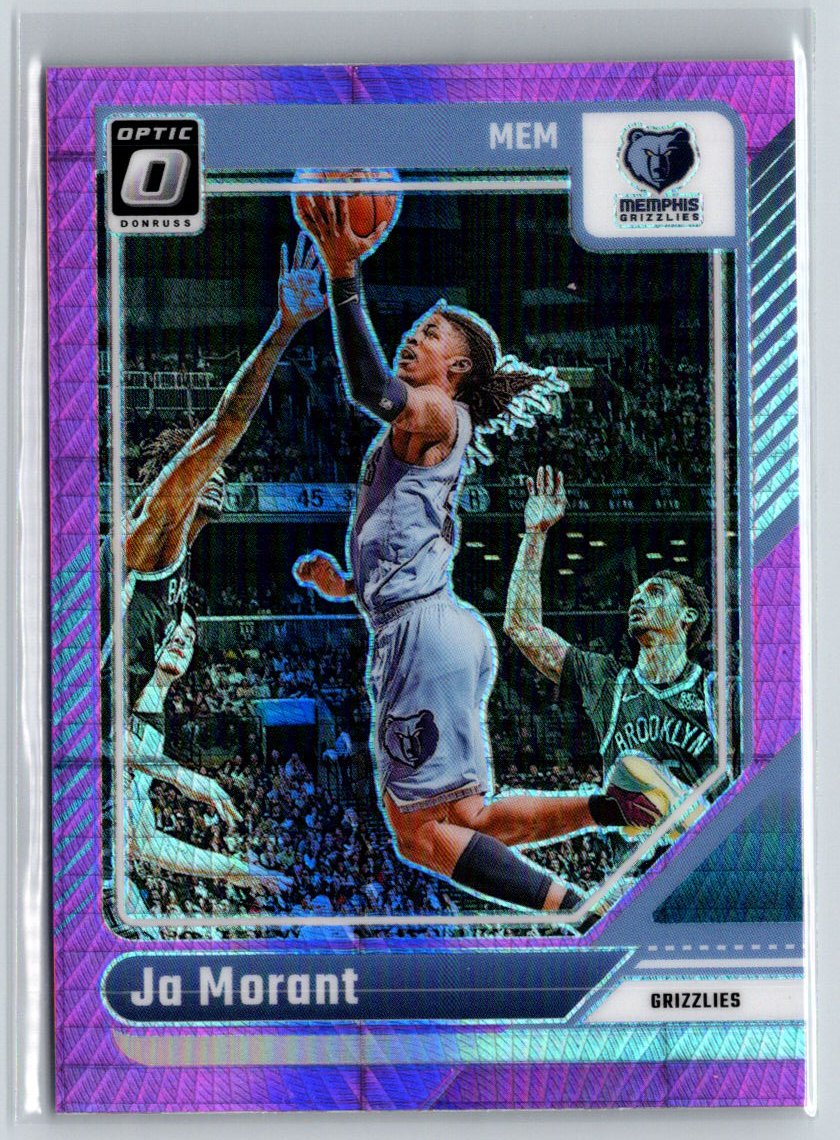 2024-25 Donruss Optic #106 Ja Morant Hyper Pink W14