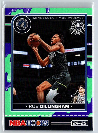 2024-25 Hoops Haunted Hoops #257 Rob Dillingham Slime W15