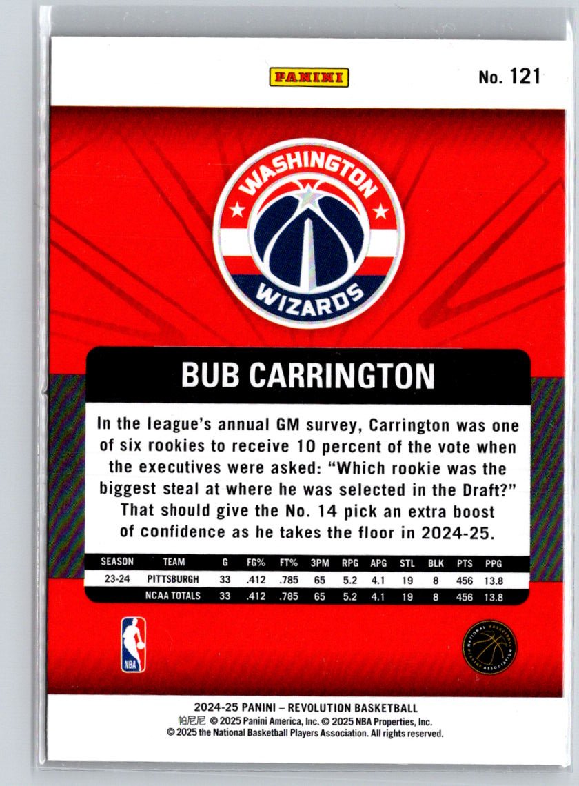 2024-25 Panini Revolution #121 Bub Carrington W16
