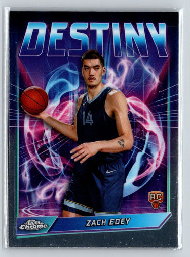 2024-25 Topps Chrome - Destiny #D-7 Zach Edey W17