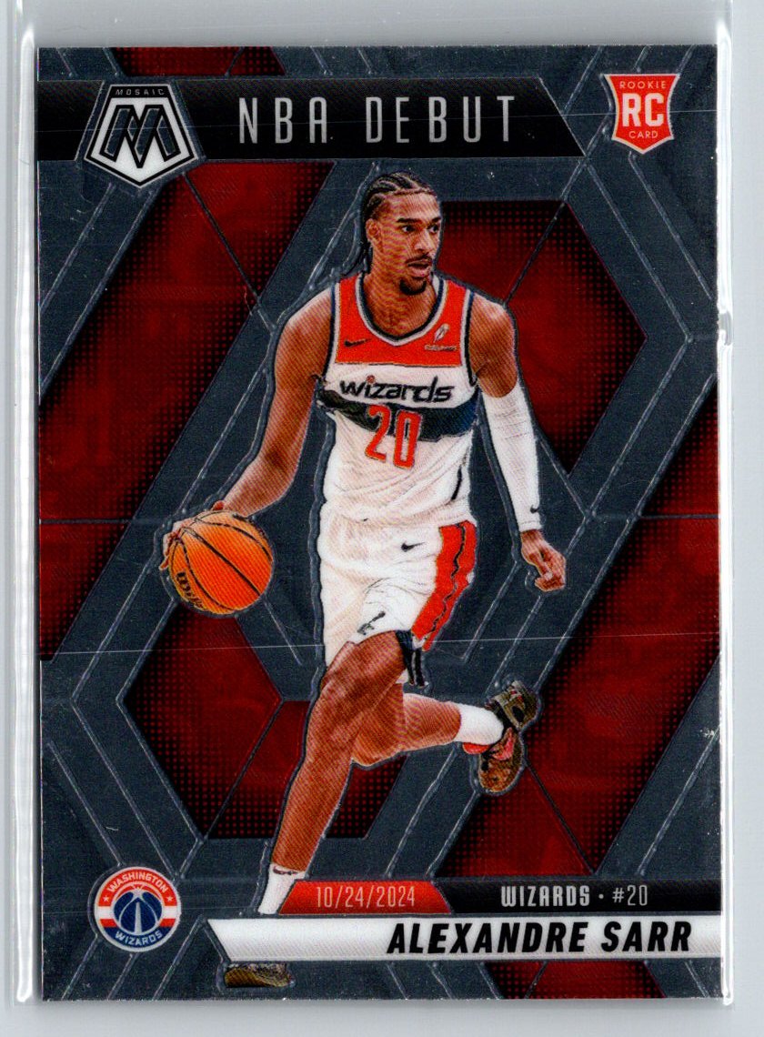 2024-25 Panini Mosaic #254 Alexandre Sarr W17