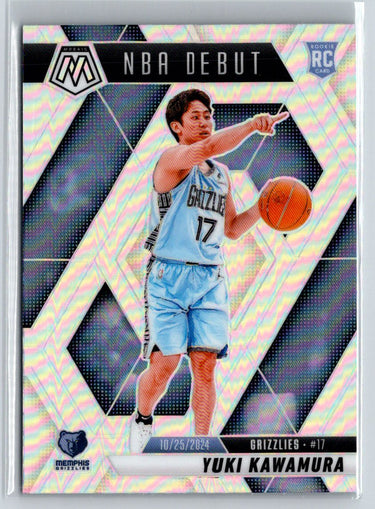 2024-25 Panini Mosaic #265 Yuki Kawamura Silver W17
