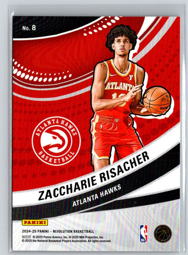 2024-25 Panini Revolution #8 Zaccharie Risacher Vortex W18