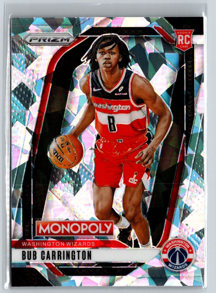 2024-25 Panini Prizm Monopoly #87 Bub Carrington Ice Prizms W18