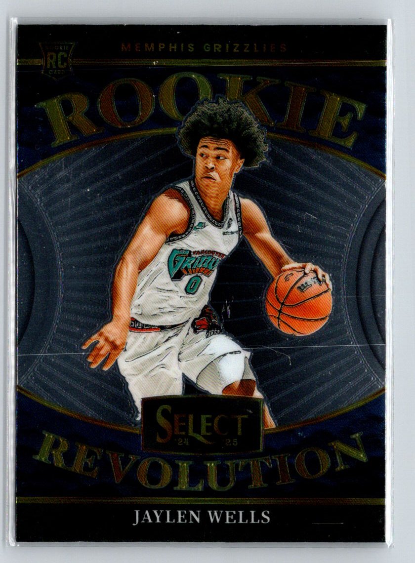 2024-25 Panini Select #2 Jaylen Wells Rookie Revolution W18