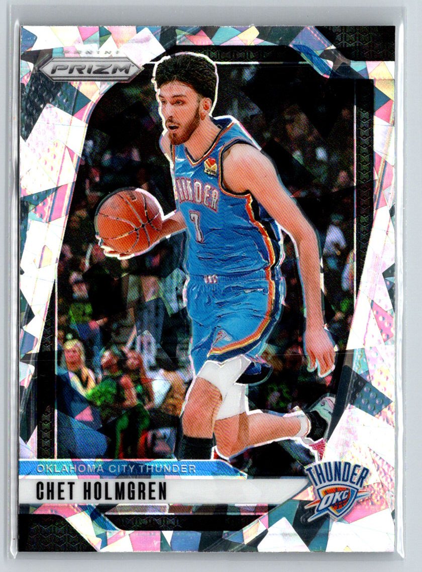 2024-25 Panini Prizm #17 Chet Holmgren Prizms Ice W18