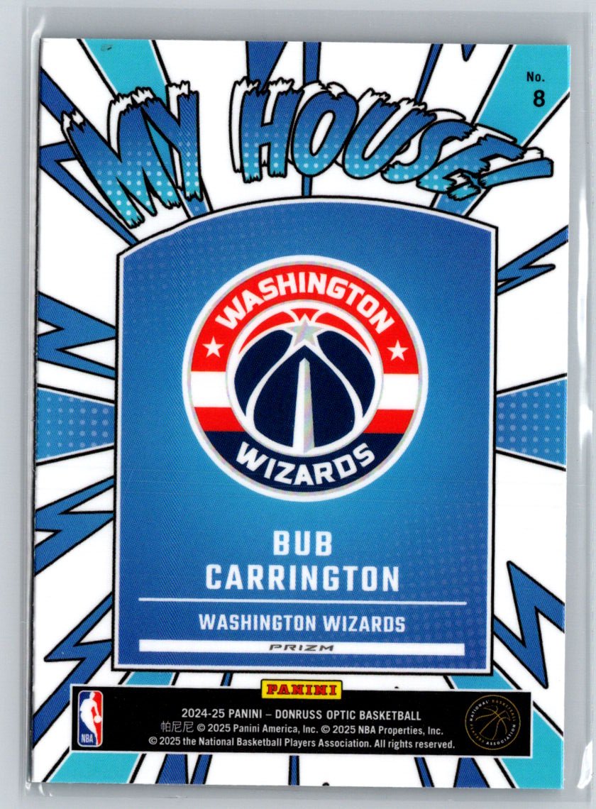 2024-25 Donruss Optic #8 Bub Carrington My House Holo W19