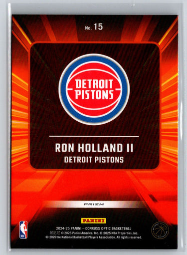 2024-25 Donruss Optic #15 Ron Holland II Express Lane W20