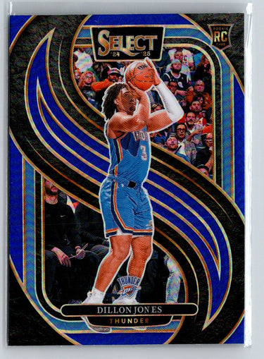 2024-25 Panini Select #200 Dillon Jones Blue Prizm W20