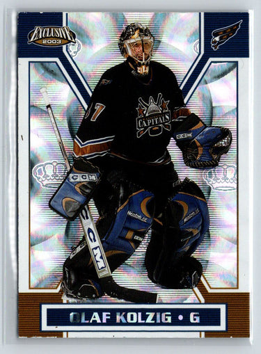 2002-03 Pacific Exclusive #173 Olaf Kolzig W69