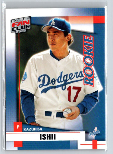 2002 Donruss The Rookies Kazuhisa Ishii Donruss Fan Club Update W70