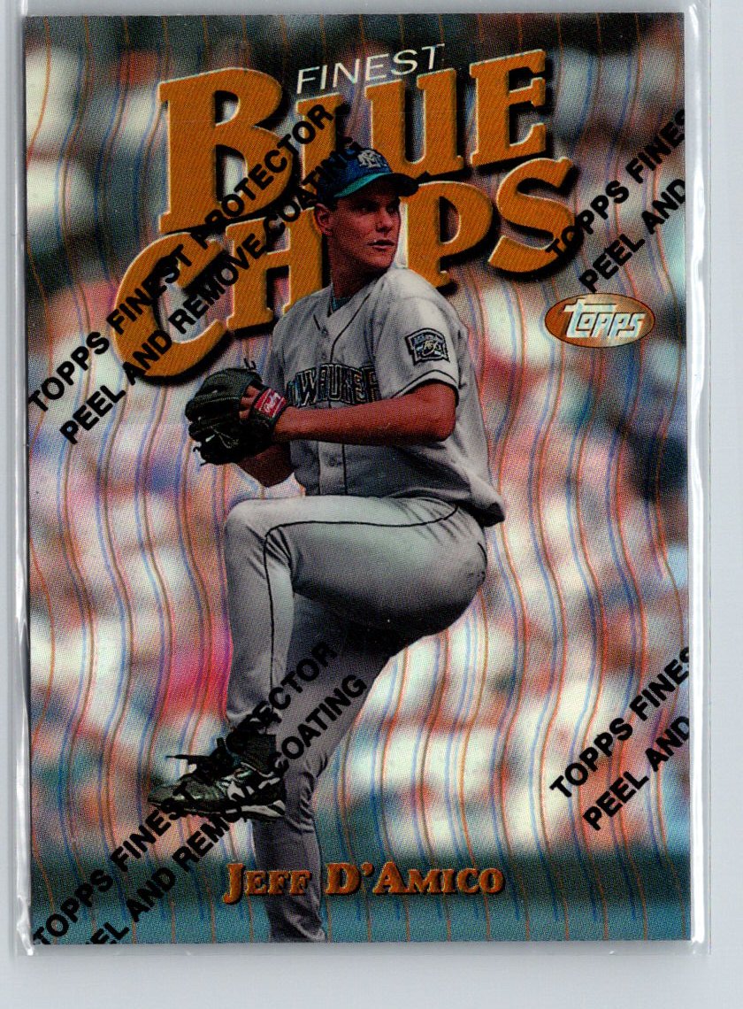 1997 Finest #39 Jeff D'Amico Refractors W70