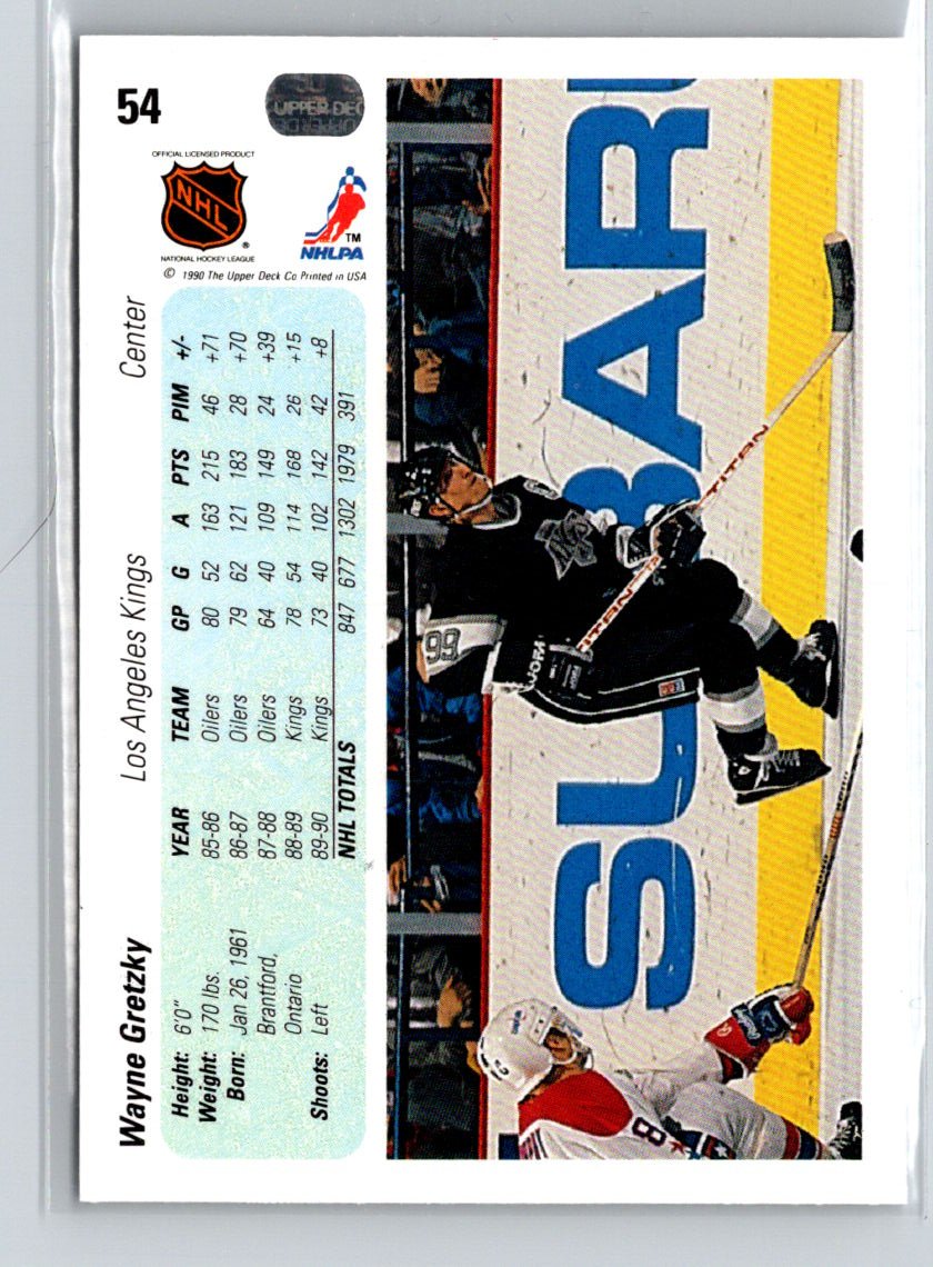 1990-91 Upper Deck #54 Wayne Gretzky X01