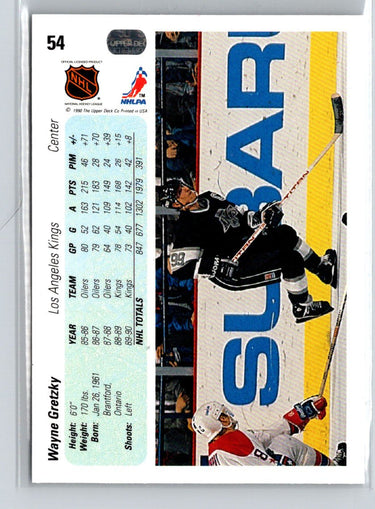 1990-91 Upper Deck #54 Wayne Gretzky X01