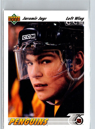 1991-92 Upper Deck #256b Jaromir Jagr X01
