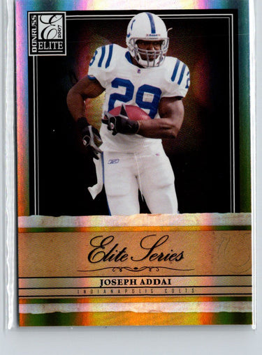2007 Donruss Elite #ES-8 Joseph Addai Series Gold #/1000 X01