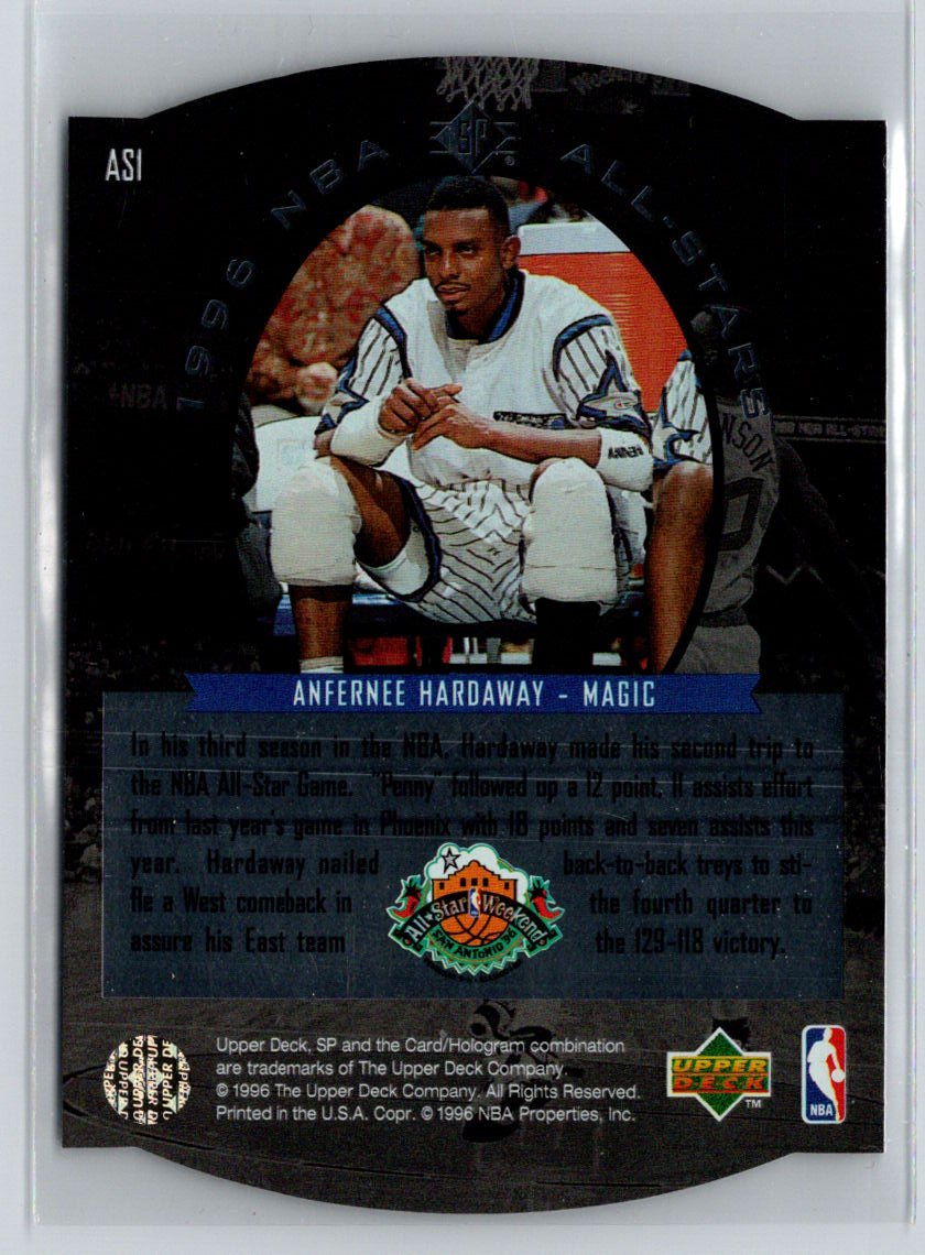 1995-96 SP #AS1 Anfernee Hardaway All-Stars X01
