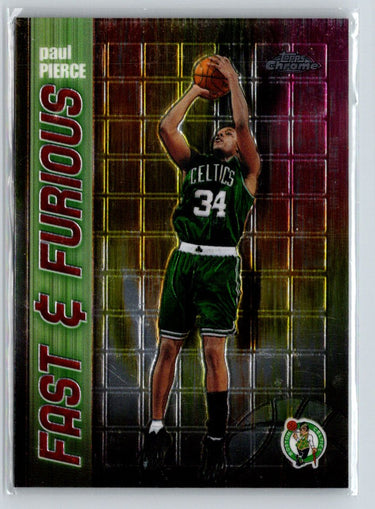 2001-02 Topps Chrome #FF10 Paul Pierce Fast and Furious X03