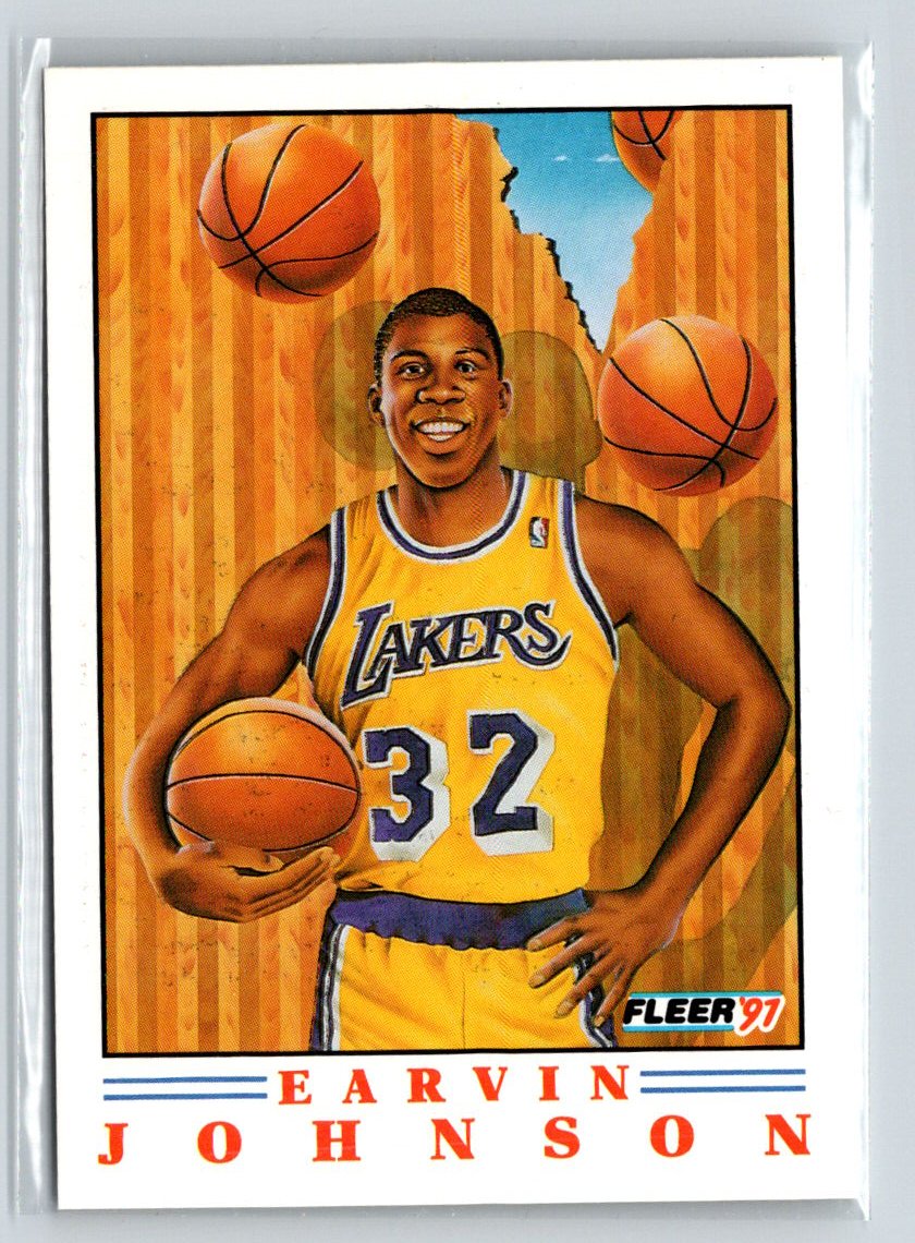 1991-92 Fleer #6 Earvin Johnson Pro-Visions X03