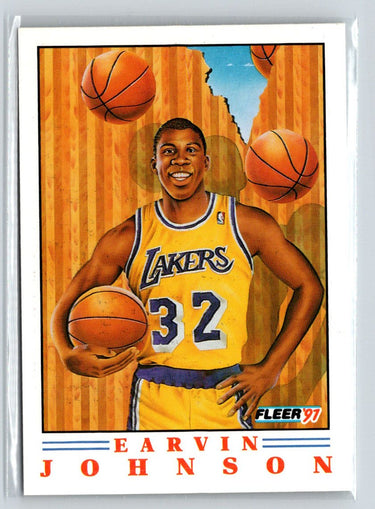 1991-92 Fleer #6 Earvin Johnson Pro-Visions X03