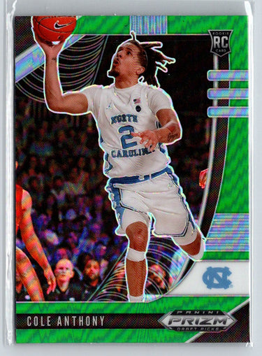 2020 Panini Prizm Draft Picks Collegiate #49 Cole Anthony Green X03