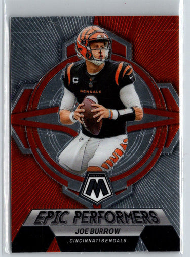 2023 Panini Mosaic #EP-JB Joe Burrow Epic Performers X03