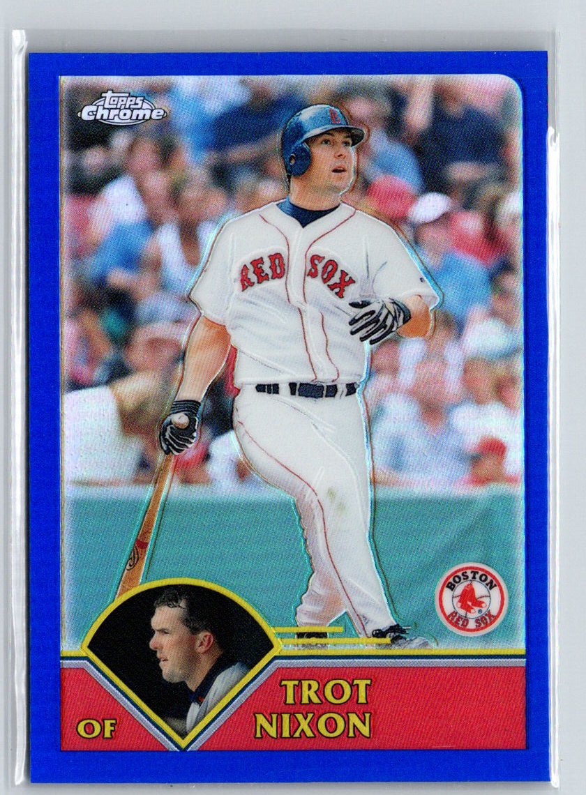 2003 Topps Chrome #96 Trot Nixon Refractors #/699 X03