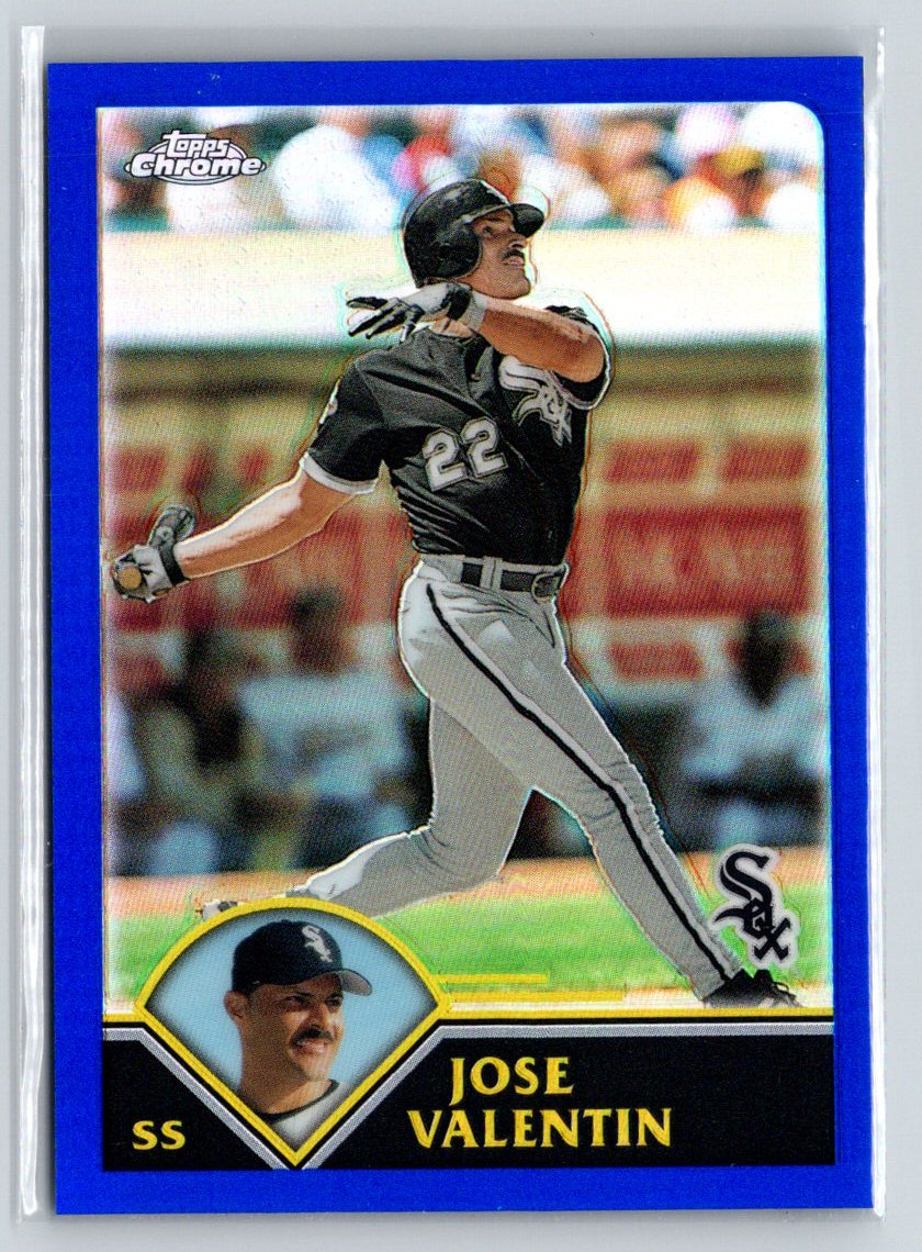 2003 Topps Chrome #43 Jose Valentin Refractors #/699 X03