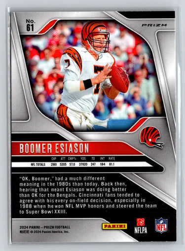 2024 Panini Prizm #61 Boomer Esiason Lazer X04