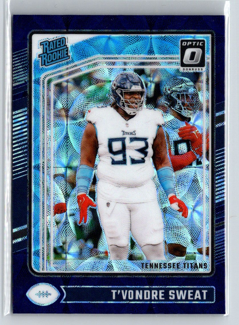 2024 Donruss Optic #295 T'Vondre Sweat Blue Scope X04
