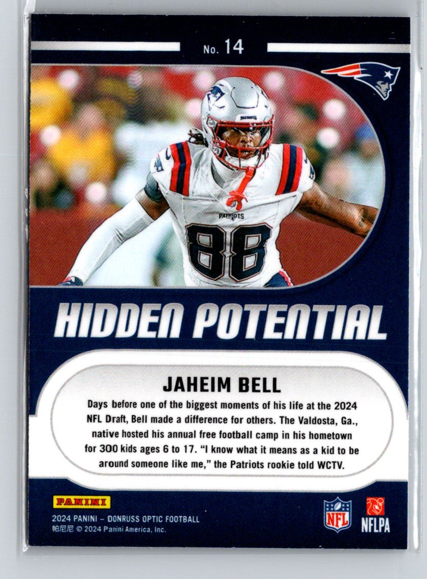 2024 Donruss Optic #14 Jaheim Bell Hidden Potential X04
