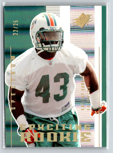2005 SPx #164 Kay-Jay Harris Spectrum #/25 X05