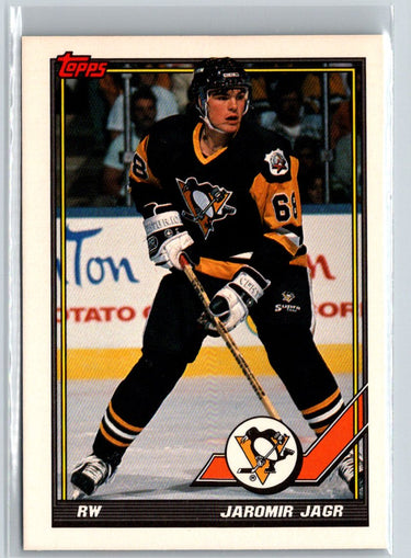 1991-92 Topps #40 Jaromir Jagr X05
