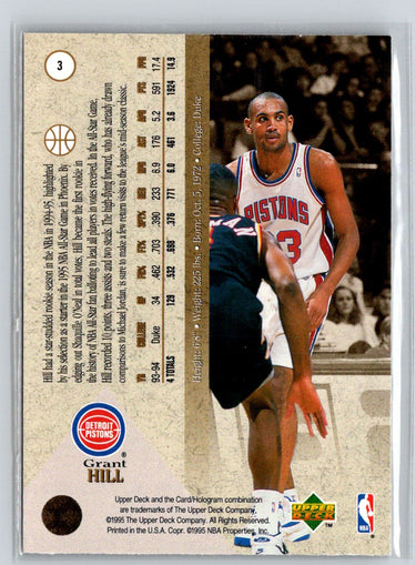 1994-95 SP #3 Grant Hill X05